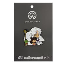 Металевий значок (пін) Inuyasha: Sesshomaru, Rin and Jaken, (13844)