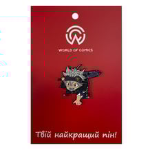 Металевий значок (пін) Black Clover: Asta, (13870)