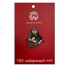 Металевий значок (пін) Black Clover: Asta w/ Grimoire, (13872)