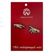 Металеві значки (піни) Art: Michelangelo: The Creation of Adam, (13893)