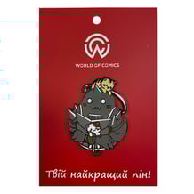 Металевий значок (пін) Fullmetal Alchemist: Alphonse w/ Cats, (13911)