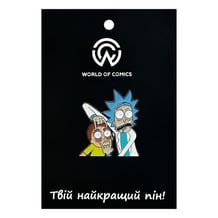 Металлический значок (пин) Rick & Morty: Rick and Morty, (13934)