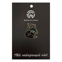 Металевий значок (пін) Plague Doctor Raccoon, (13950)