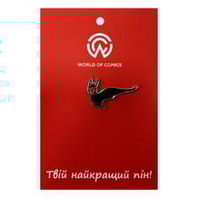 Металлический значок (пин) Bat Girl (Black / Silver), (13978)