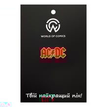Металлический значок (пин) AC/DC: Logo (Gold), (14010)