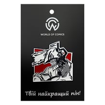 Металевий значок (пін) Chainsaw Man: Denji, (14018)