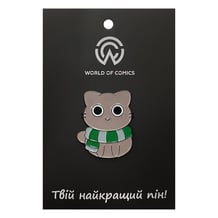 Металевий значок (пін) Wizarding World: Harry Potter: Slytherin Cat, (14028)