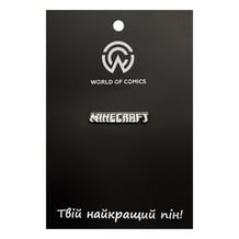 Металлический значок (пин) Minecraft: Logo, (14041)