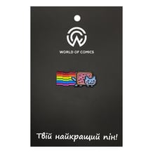 Металлический значок (пин) Nyan Cat (Meme), (14043)