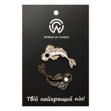 Металевий значок (пін) Jujutsu Kaisen: SatoSugu Fishes, (14051)