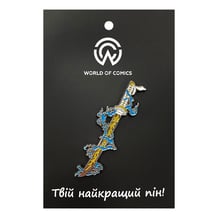 Металлический значок (пин) Demon Slayer: Zenitsu Agatsuma: Nichirin Katana, (14058)