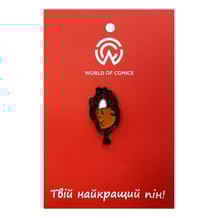 Металевий значок (пін) Chainsaw Man: Pochita in Heart, (14075)