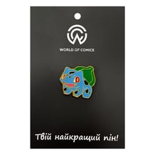 Металлический значок (пин) Pokemon: Bulbasaur (Gold), (14079)
