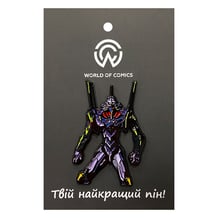 Металевий значок (пін) Evangelion: Eva Unit-01, (14134)