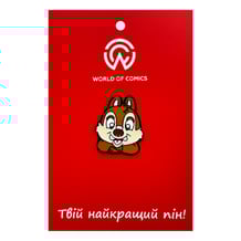 Металевий значок (пін) Disney: Chip 'n Dale Rescue Rangers: Dale, (14180)