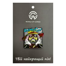 Металевий значок (пін) JoJo's Bizarre Adventure: Joseph Joestar: «‎Oh! My God!», (14215)