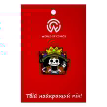 Металевий значок (пін) One Piece: Brook Wizard in Crown, (14242)