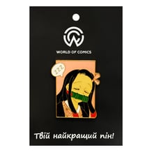 Металлический значок (пин) Demon Slayer: Sleeping Nezuko Kamado, (14247)