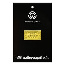 Металевий значок (пін) Wizarding World: Harry Potter: Platform 9 3/4 Ticket, (14348)