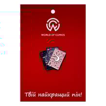 Металевий значок (пін) The Tarot: The Moon (XVIII), The Sun (ХІХ), The Justice (ХІ), (14362)