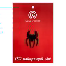 Металлический значок (пин) Marvel: Spider-Man: Black Spider: Logo, (14402)