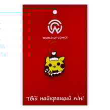 Металевий значок (пін) Pokemon: Pikachu w/ Christmas Candy Cane, (14415)