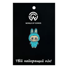 Металевий значок (пін) The Monsters: Blue Labubu, (14456)