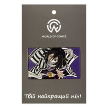 Металевий значок (пін) Demon Slayer: Obanai Iguro w/ Nichirin Katana, (14480)