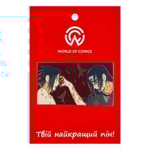 Металевий значок (пін) Naruto: Sasuke Uchiha and Itachi Uchiha, (14483)