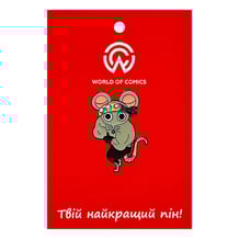 Металлический значок (пин) Demon Slayer: Muscle Mouse, (14492)