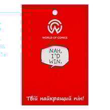 Металлический значок (пин) Jujutsu Kaisen: Satoru Gojo: «‎Nah, I'd Win.», (14498)