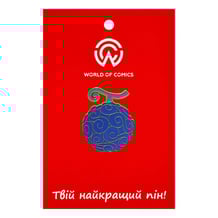 Металлический значок (пин) One Piece: Devil Fruit: Human Human Fruit (Gomu Gomu no Mi), (14511)