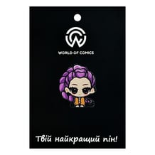 Металевий значок (пін) K-Pop Demon Hunters: Rumi Kang (Chibi), (14520)