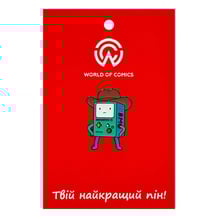 Металевий значок (пін) Adventure Time: Cowboy BMO, (14525)