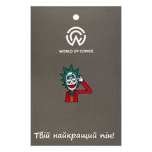 Металевий значок (пін) Rick & Morty: Rick Sanchez: Joker Parody, (14528)