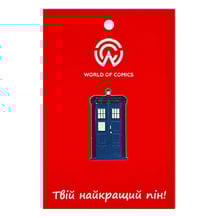 Металевий значок (пін) Doctor Who: Tardis (Police Box), (14539)