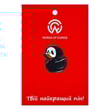 Металевий значок (пін) Duck in Ghost Face Mask, (14565)