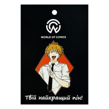 Металлический значок (пин) Chainsaw Man: Denji, (14600)