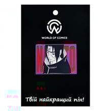 Металлический значок (пин) Naruto: Itachi Uchiha, (14608)