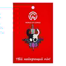 Металевий значок (пін) Hollow Knight: The Knight and Shade, (14635)