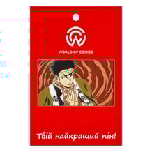 Металлический значок (пин) Demon Slayer: Gyomei Himejima, (14653)