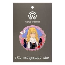 Металевий значок (пін) My Dress-Up Darling: Marin Kitagawa w/ Hearts, (14656)