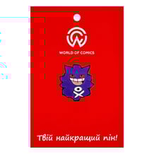Металевий значок (пін) Pokemon: Gengar w/ Skull and Bones, (14657)