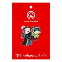 Металлический значок (пин) The Apothecary Diaries: Cute Maomao and Jinshi (Chibi), (14660)