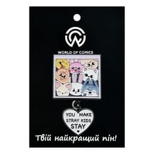 Металлический значок (пин) Stray Kids: SKZOO: Chibi Animals: «You Make Stray Kids Stay‎», (14682)