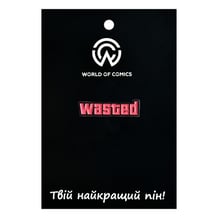 Металевий значок (пін) Grand Theft Auto: «‎Wasted», (14702)