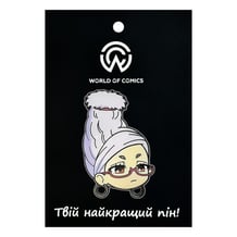 Металлический значок (пин) Dandadan: Seiko Ayase (Chibi Head), (14704)