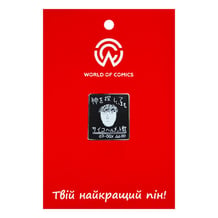 Металевий значок (пін) Mob Psycho 100: Psycho Helmet Cult: Searching Poster: «神を探しています サイコヘルメット教 03-00Χ ΔΔΟΟ», (14721)
