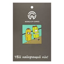 Металевий значок (пін) Adventure Time: Finn and Jake in Banana Guards Costume, (14733)
