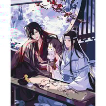 Картина за номерами Kartiny Origami: Grandmaster of Demonic Cultivation: Lan Wangji and Wei Wuxian, (18090)